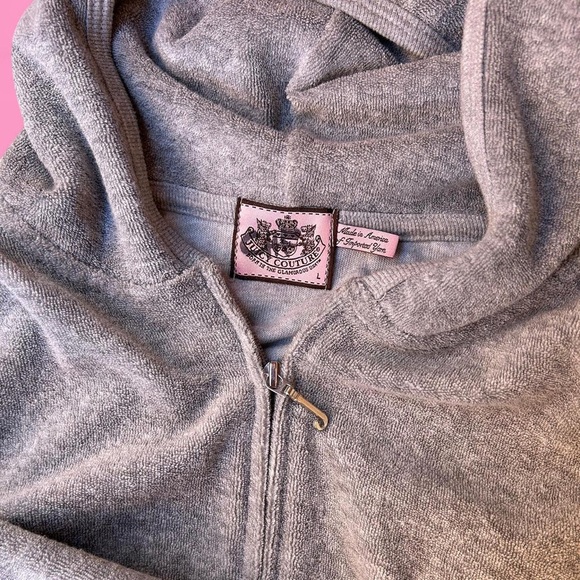 Juicy Couture Heather Gray Hoodie - Picture 1 of 7
